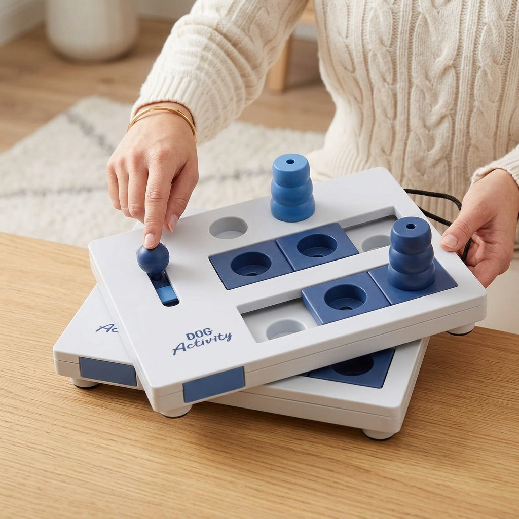 Dog Puzzle Toy Mini Mover Interactive Brain Game