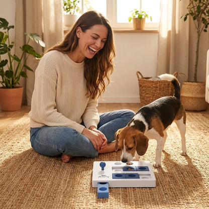Dog Puzzle Toy Mini Mover Interactive Brain Game