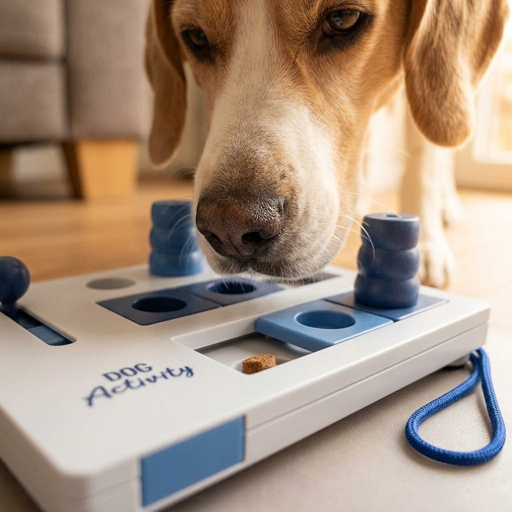 Dog Puzzle Toy Mini Mover Interactive Brain Game